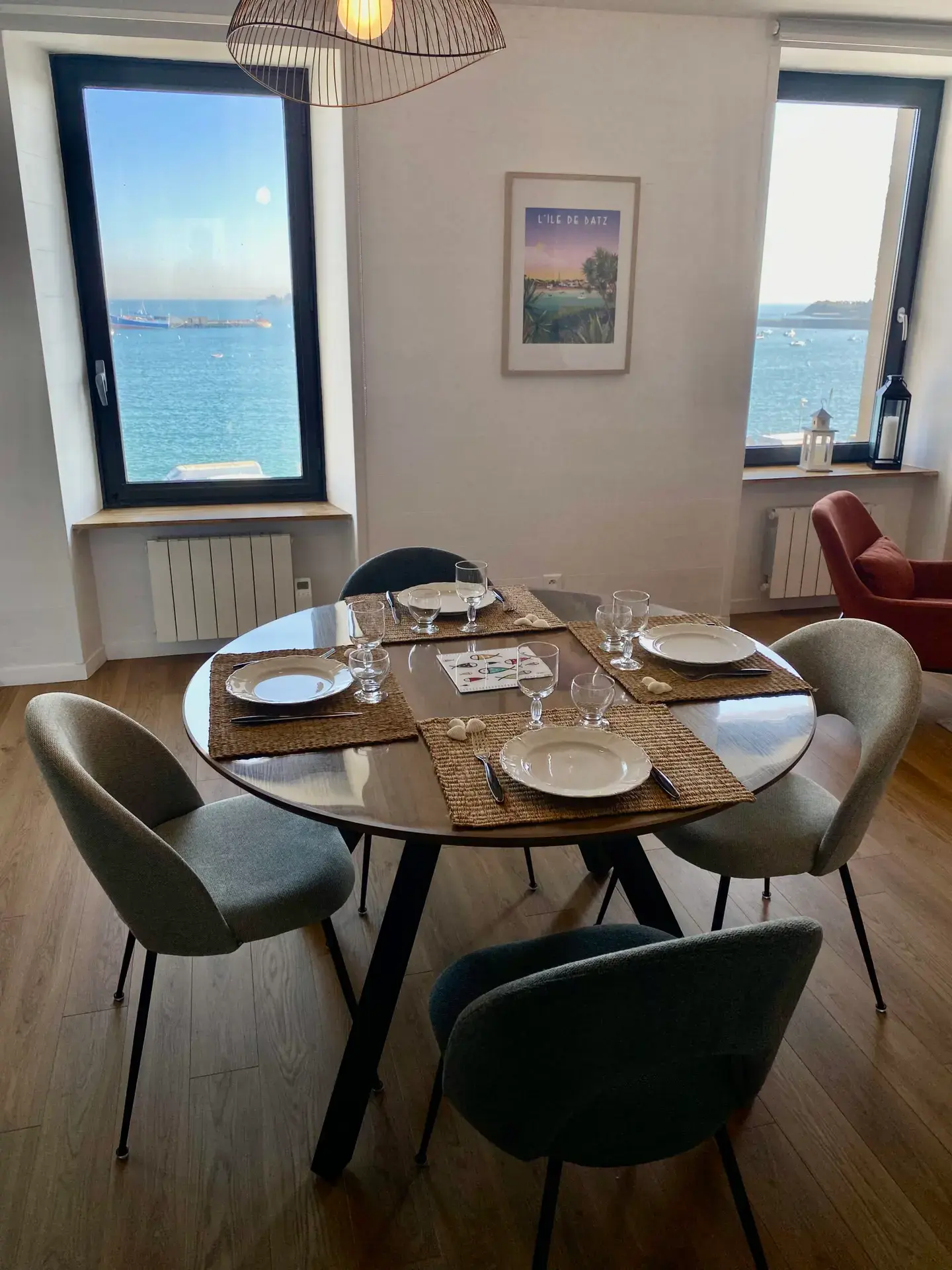 L'Amiral, appartement vue mer sur le quai à Roscoff (photo 1)