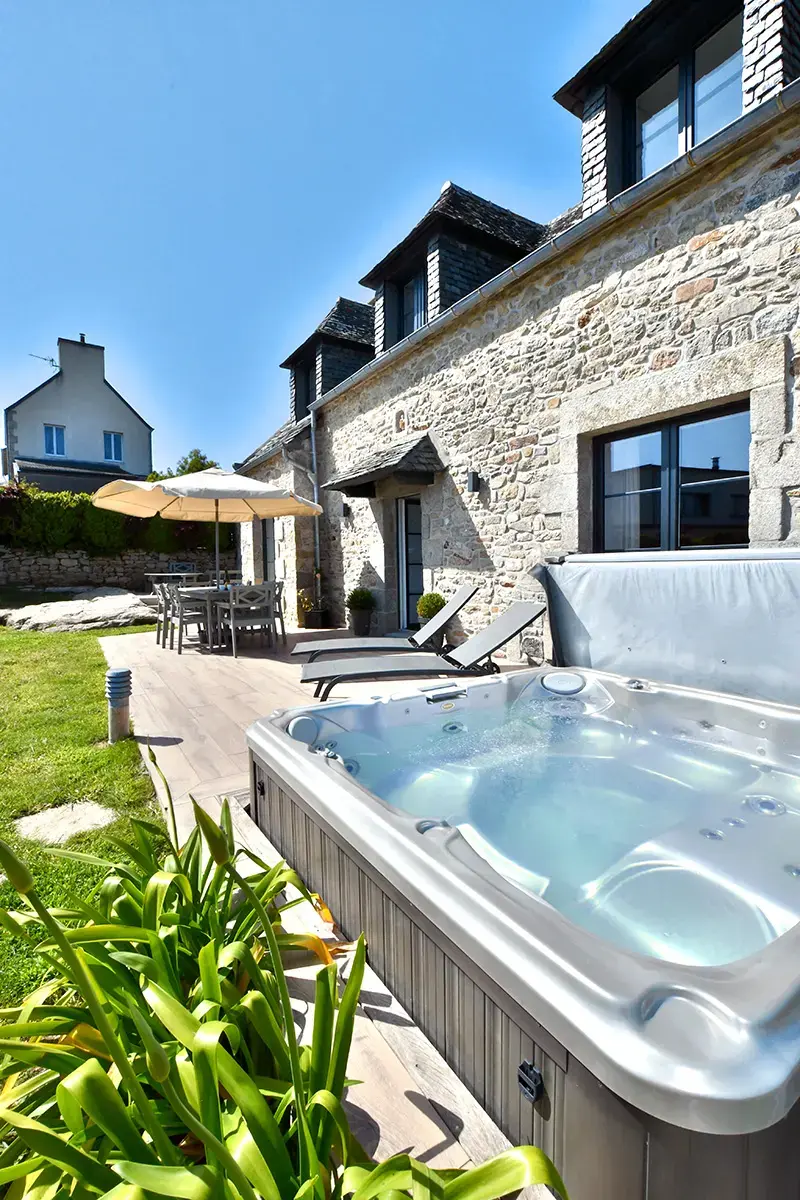 La Désirade, maison vue mer et spa avec jardin clos à Roscoff (photo 1)