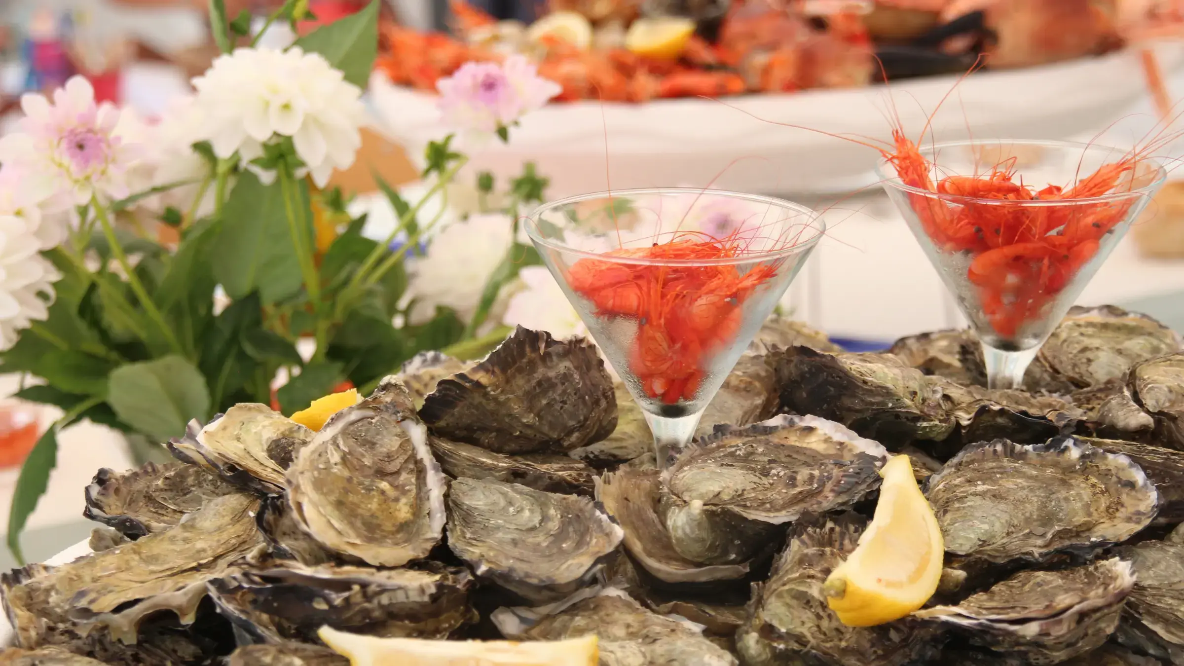 Seafood platter in Roscoff